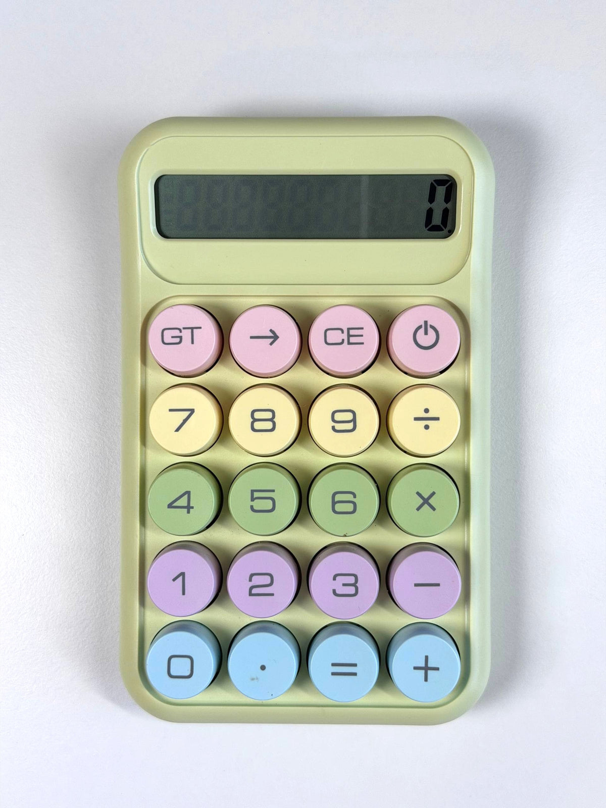 Pastel Colorful Calculator – Cute Desk Calculator for School & Office