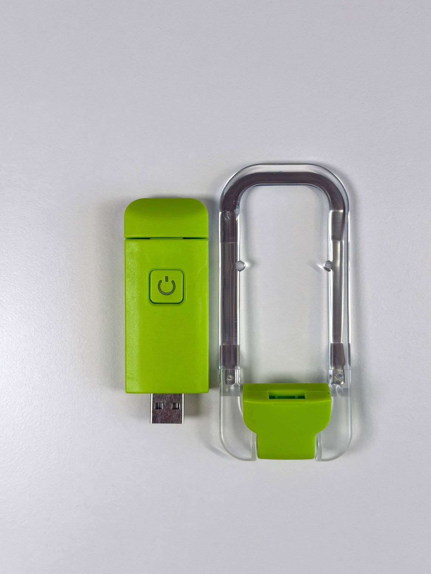 Rechargeable USB Reading Light with Clip - Green