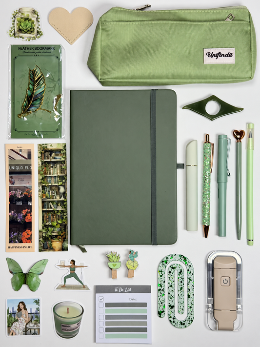 Set de regalo Bookish en verde salvia
