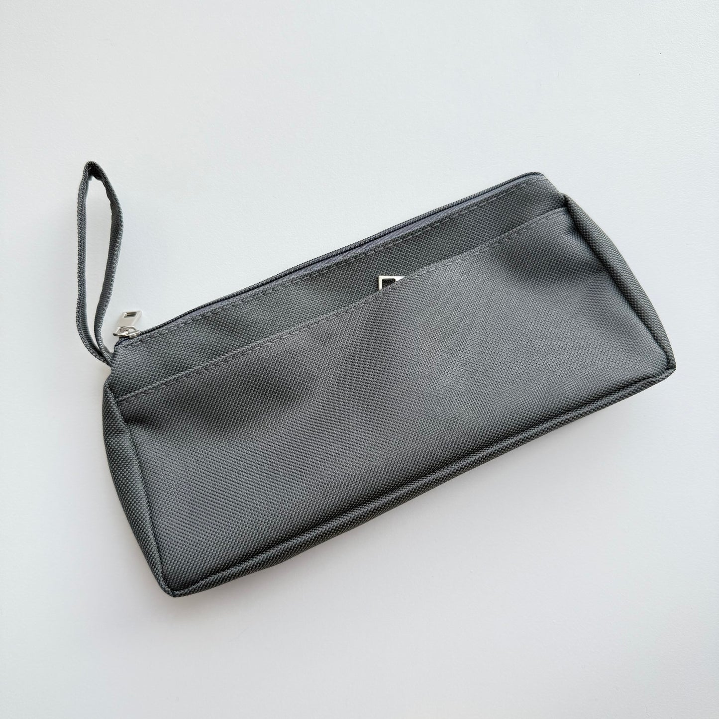 Fabric Pencil Case with Handle — Double Zipper Pockets