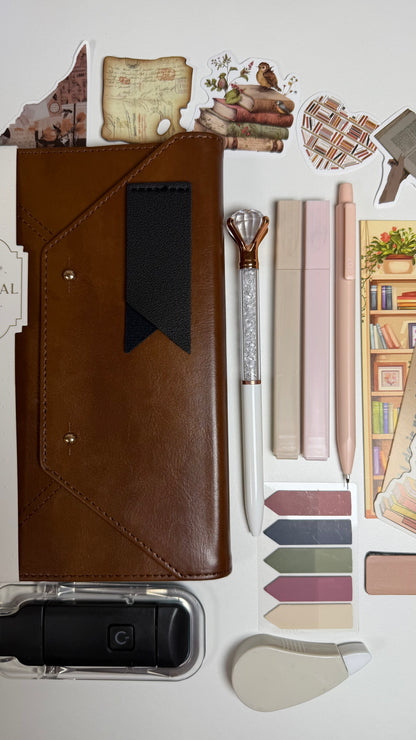 📔 Brown Bookish Bundle — “Autumn Study Aesthetic”