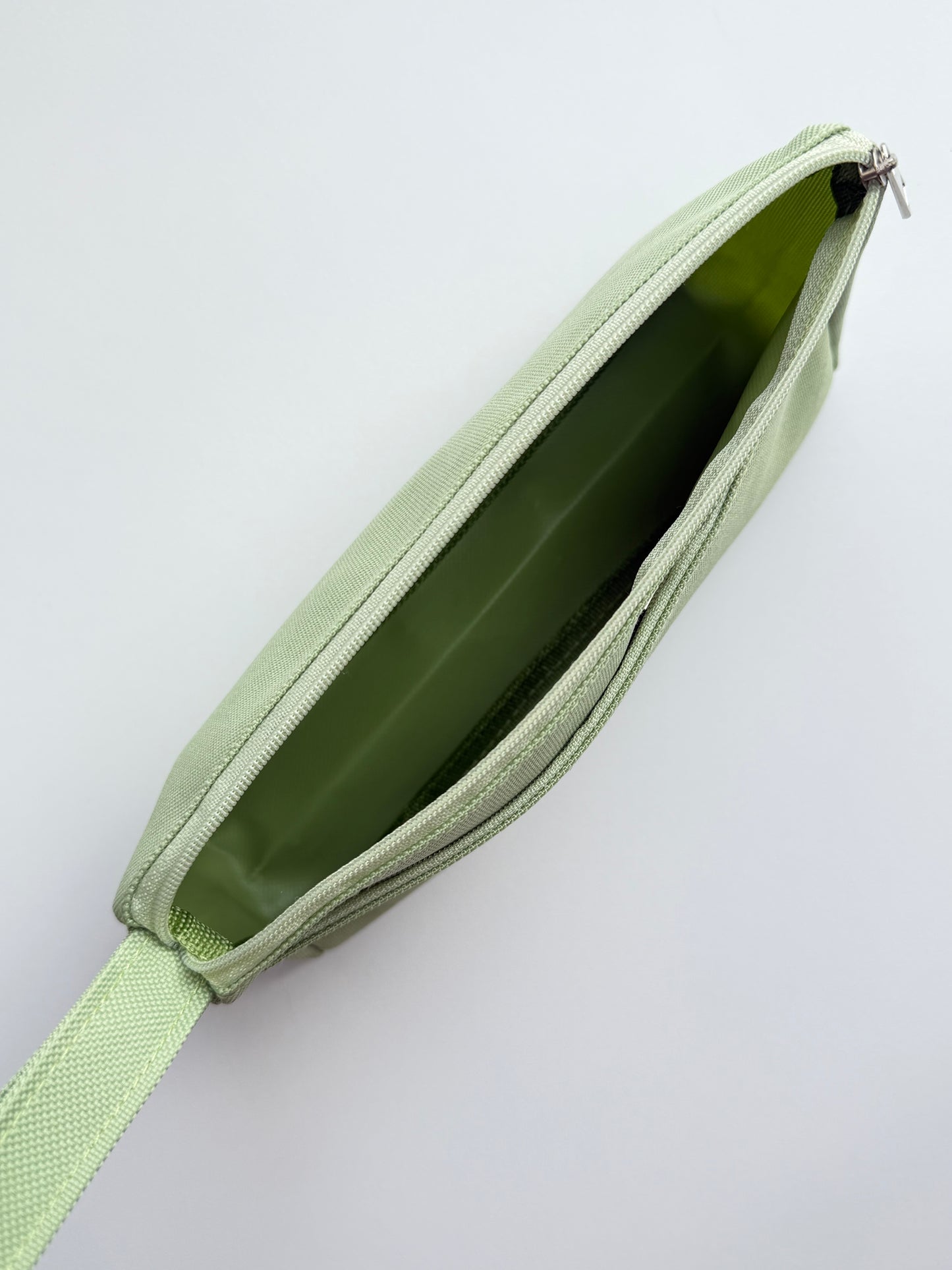 Fabric Pencil Case with Handle — Double Zipper Pockets