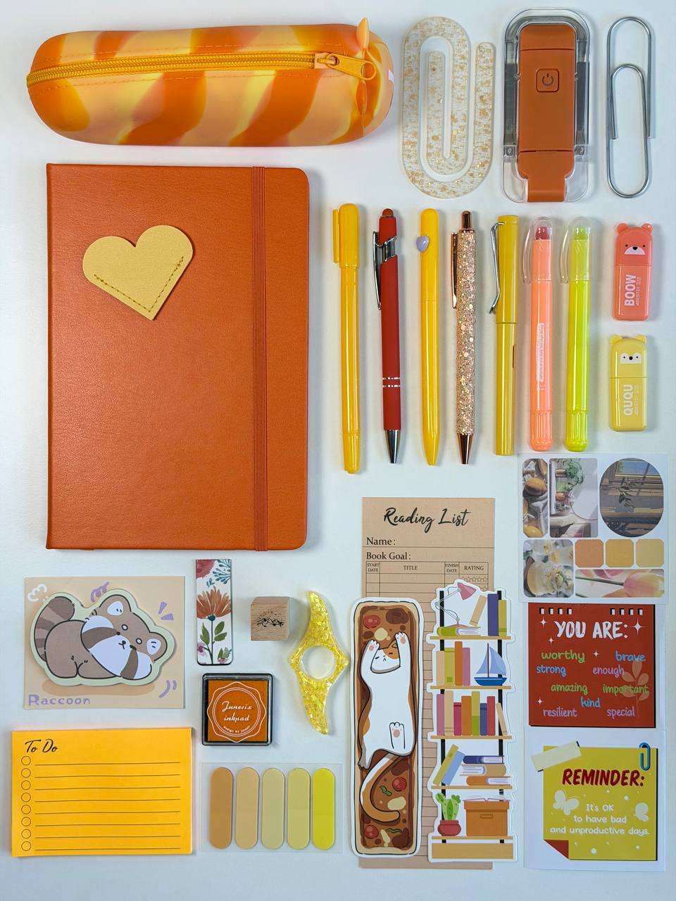 Dárková sada Citrus Orange Bookish Bundle
