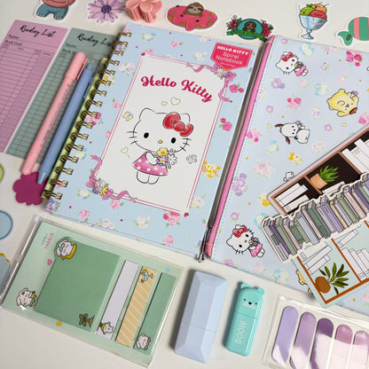Kawaii Bookish Stationery Set – Blue Standard Edition 💙