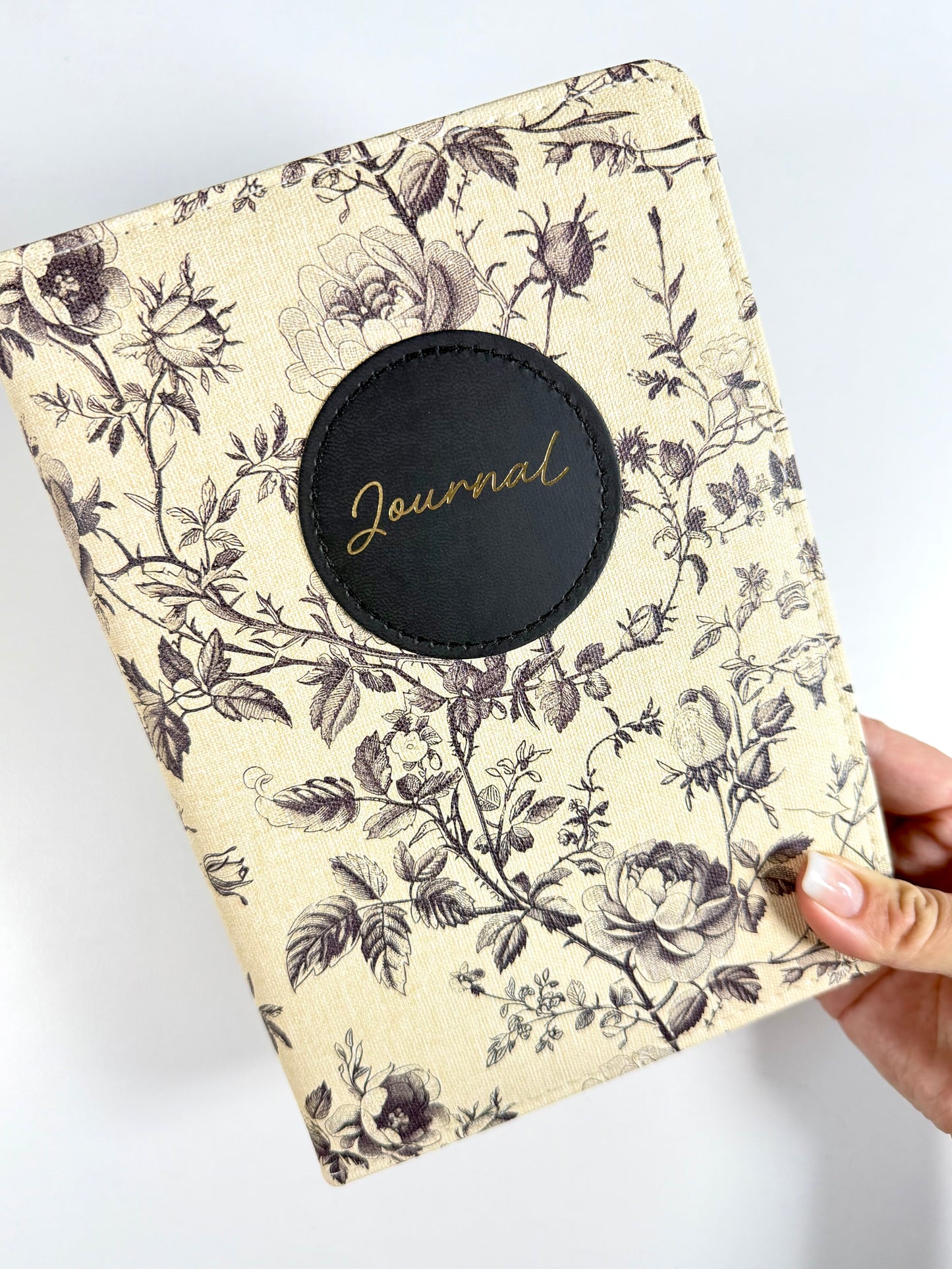 Vintage Floral Hardcover Journal