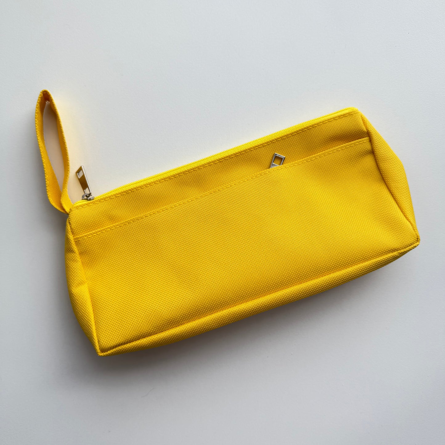Fabric Pencil Case with Handle — Double Zipper Pockets