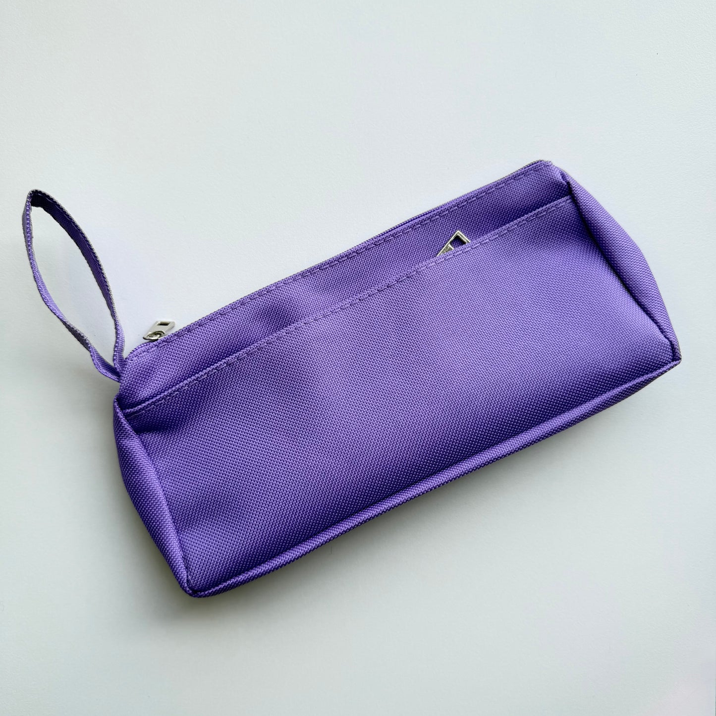 Fabric Pencil Case with Handle — Double Zipper Pockets