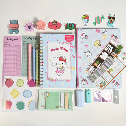 Kawaii Bookish Stationery Set – Blue Standard Edition 💙