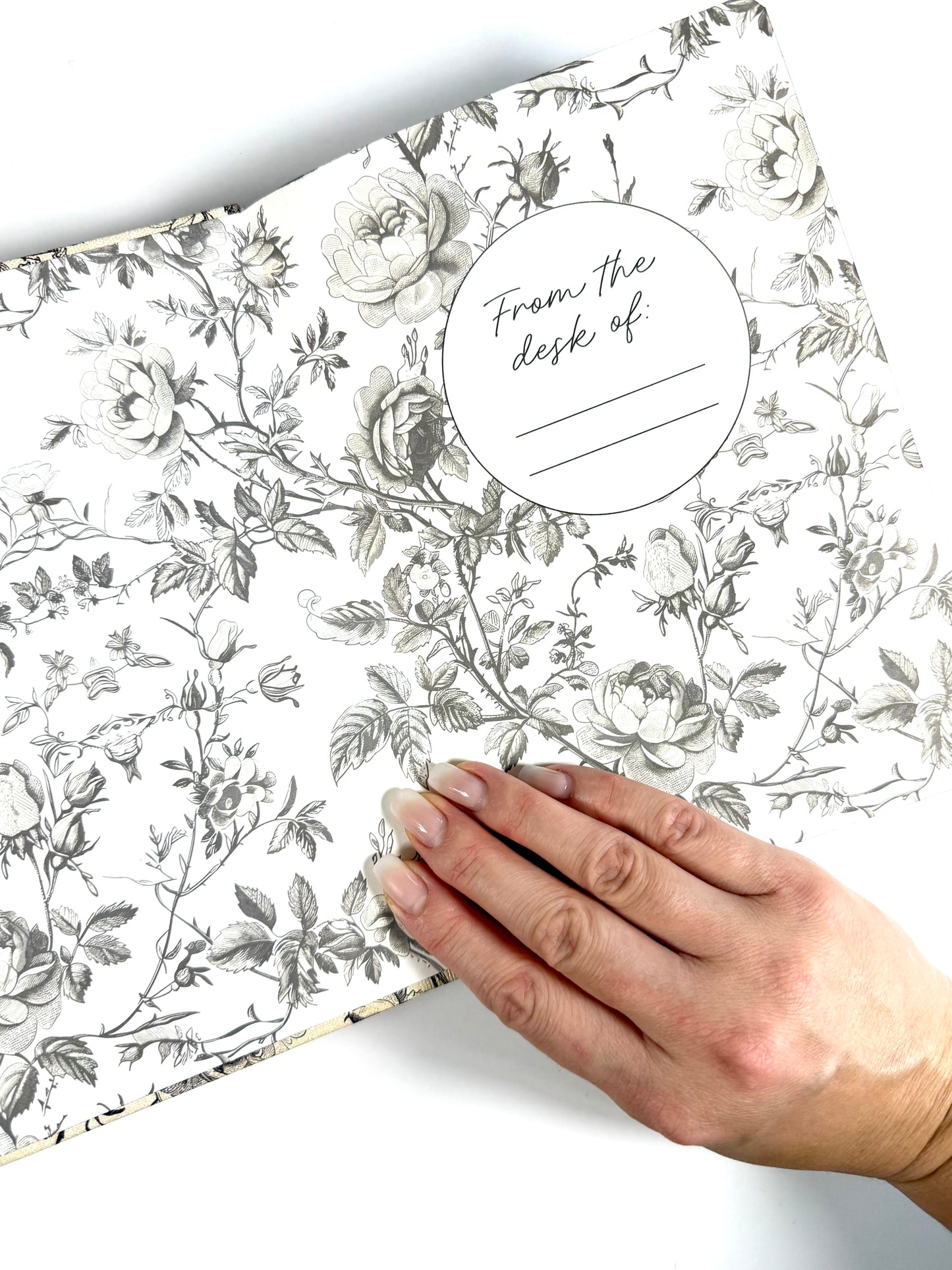 Vintage Floral Hardcover Journal
