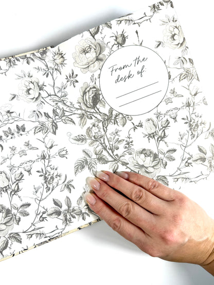 Vintage Floral Hardcover Journal