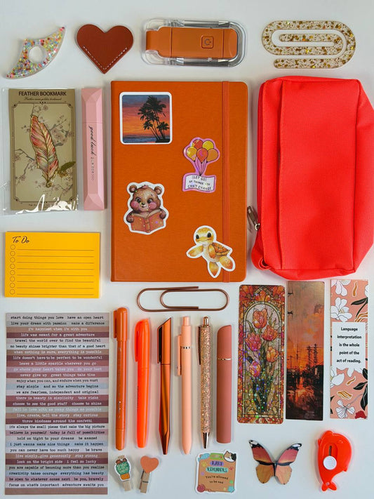 Orange Bookish Bundle Gift Set