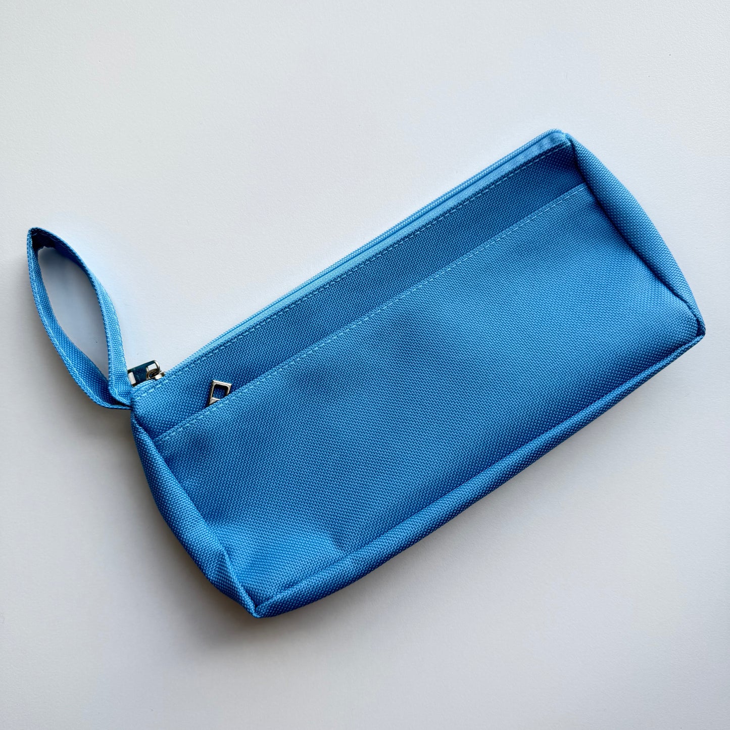 Fabric Pencil Case with Handle — Double Zipper Pockets