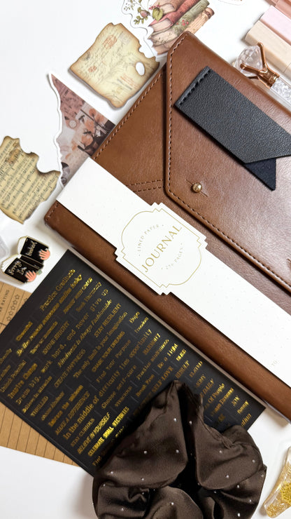 📔 Brown Bookish Bundle — “Autumn Study Aesthetic”