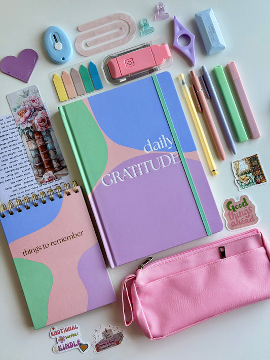 Daily Gratitude Journal Stationery Set