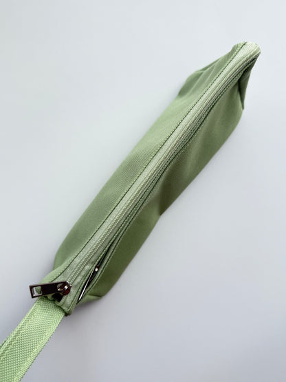 Fabric Pencil Case with Handle — Double Zipper Pockets