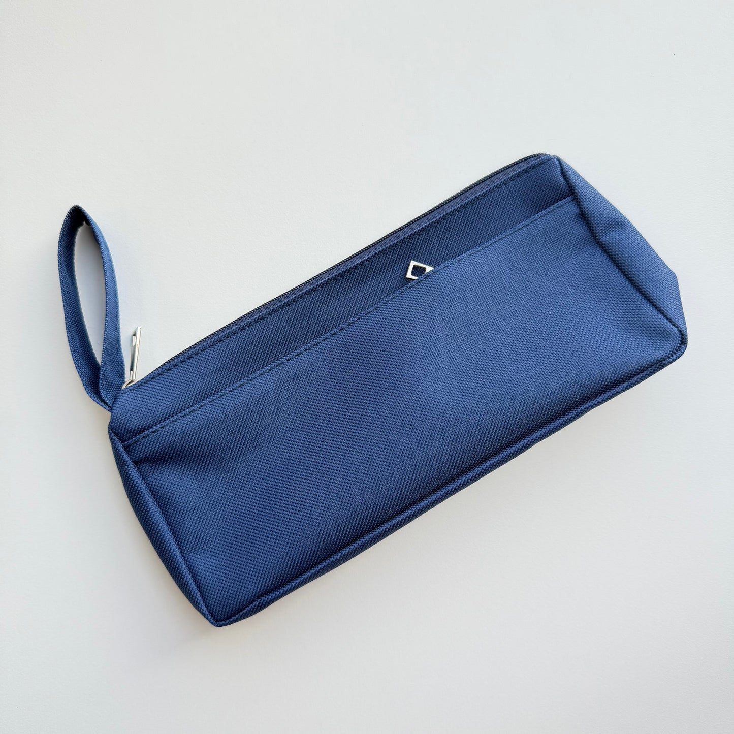 Fabric Pencil Case with Handle — Double Zipper Pockets
