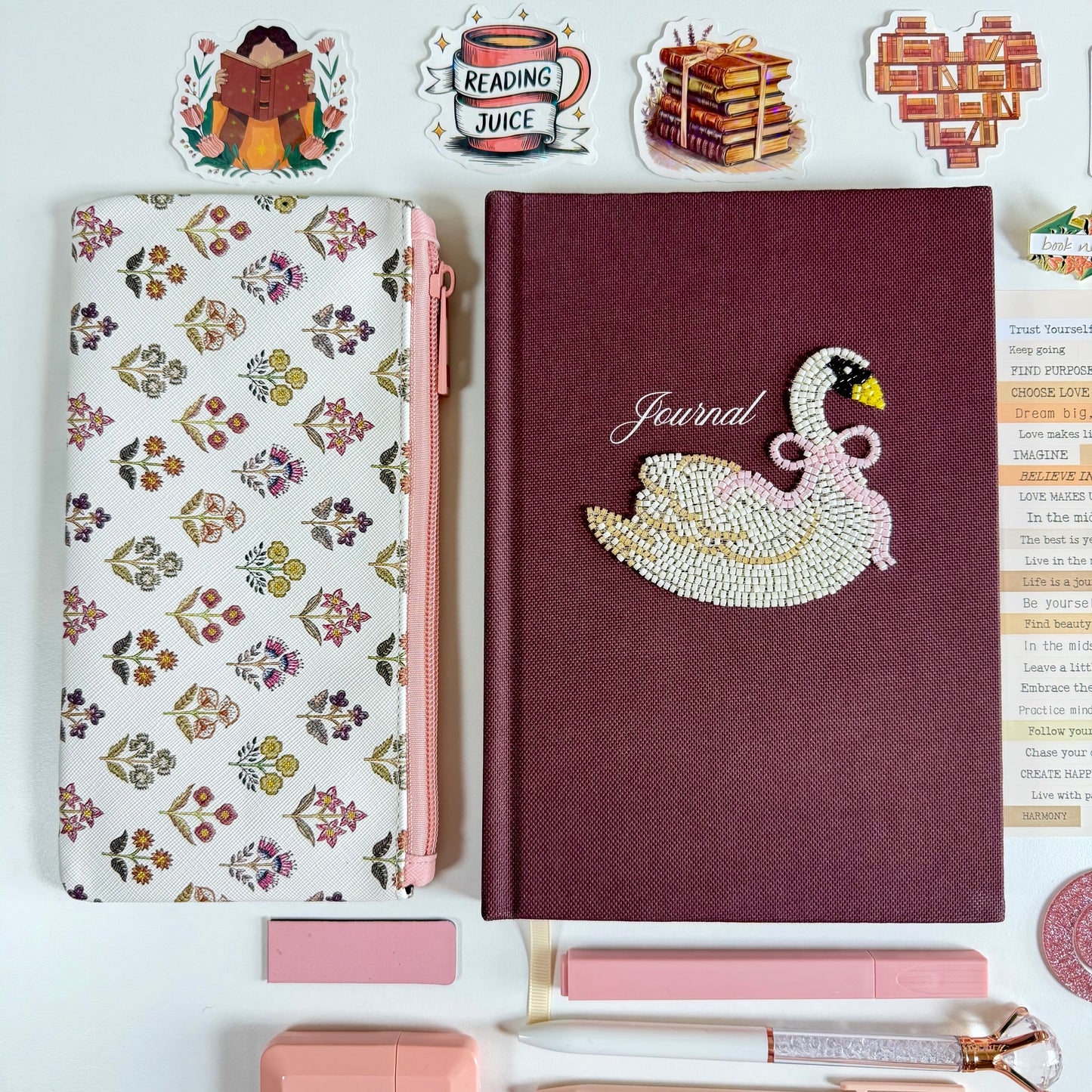 🦢 Vintage Swan Bookish Bundle