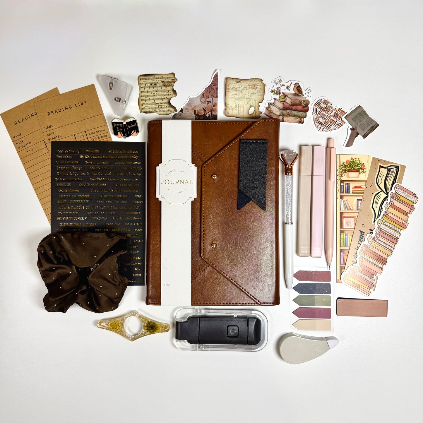 📔 Brown Bookish Bundle — “Autumn Study Aesthetic”