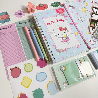 Kawaii Bookish Stationery Set – Blue Standard Edition 💙
