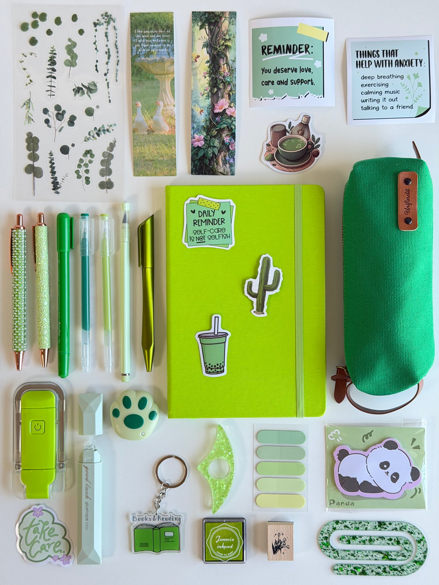 Fresh Green Mix Bookish Bundle Gift Set