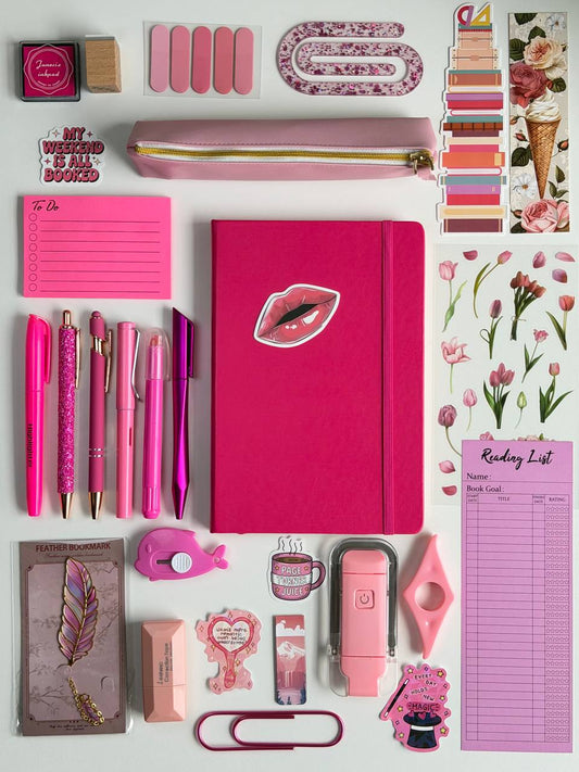 Hot Pink Bookish Bundle Gift Set