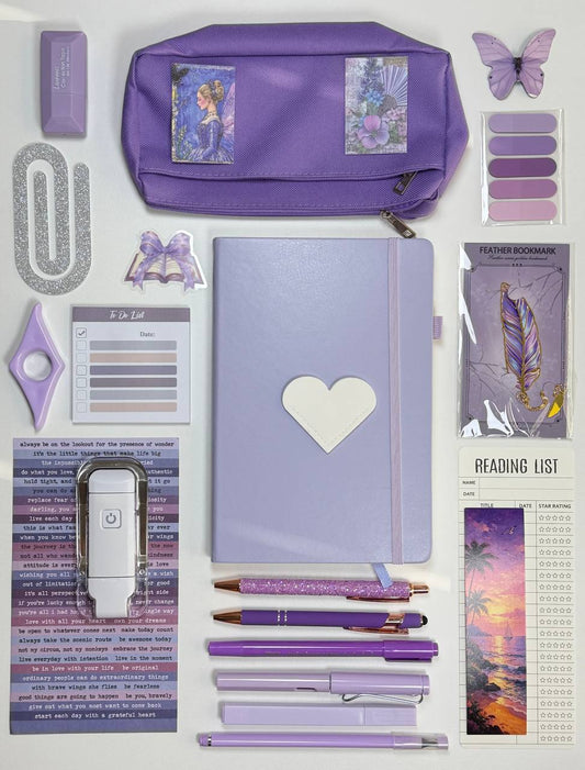Kit Literário Lavanda