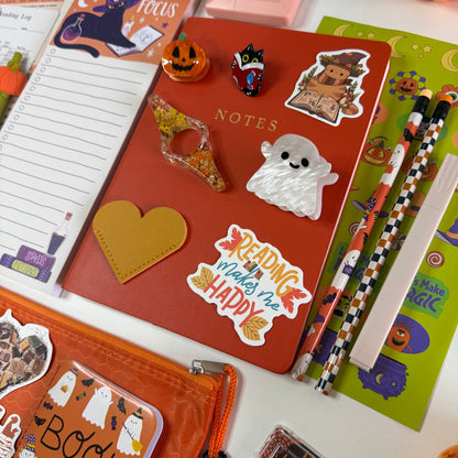 🎃 Exclusive Halloween Bookish Bundle — Orange & Autumn Magic Edition 🍂