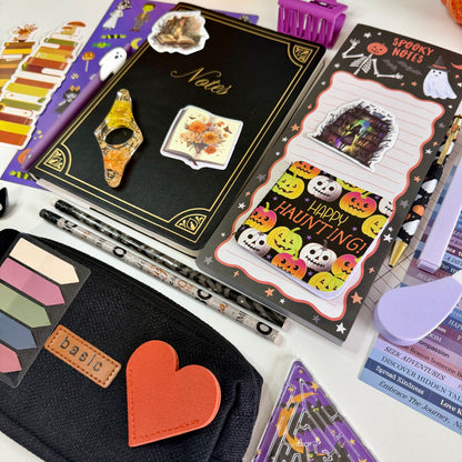 🎃 Halloween Bookish Bundle — Black & Autumn Edition 🍂