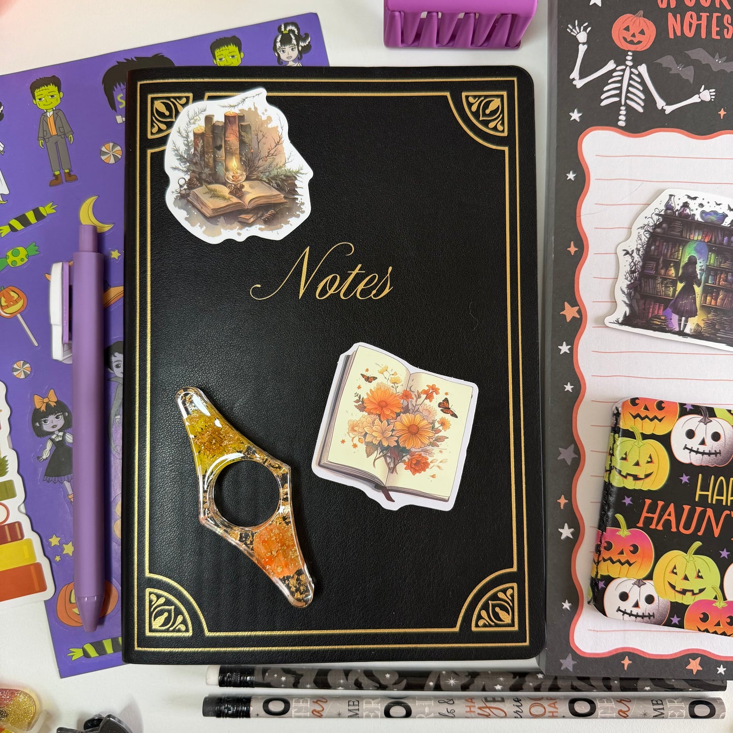 🎃 Halloween Bookish Bundle — Black & Autumn Edition 🍂