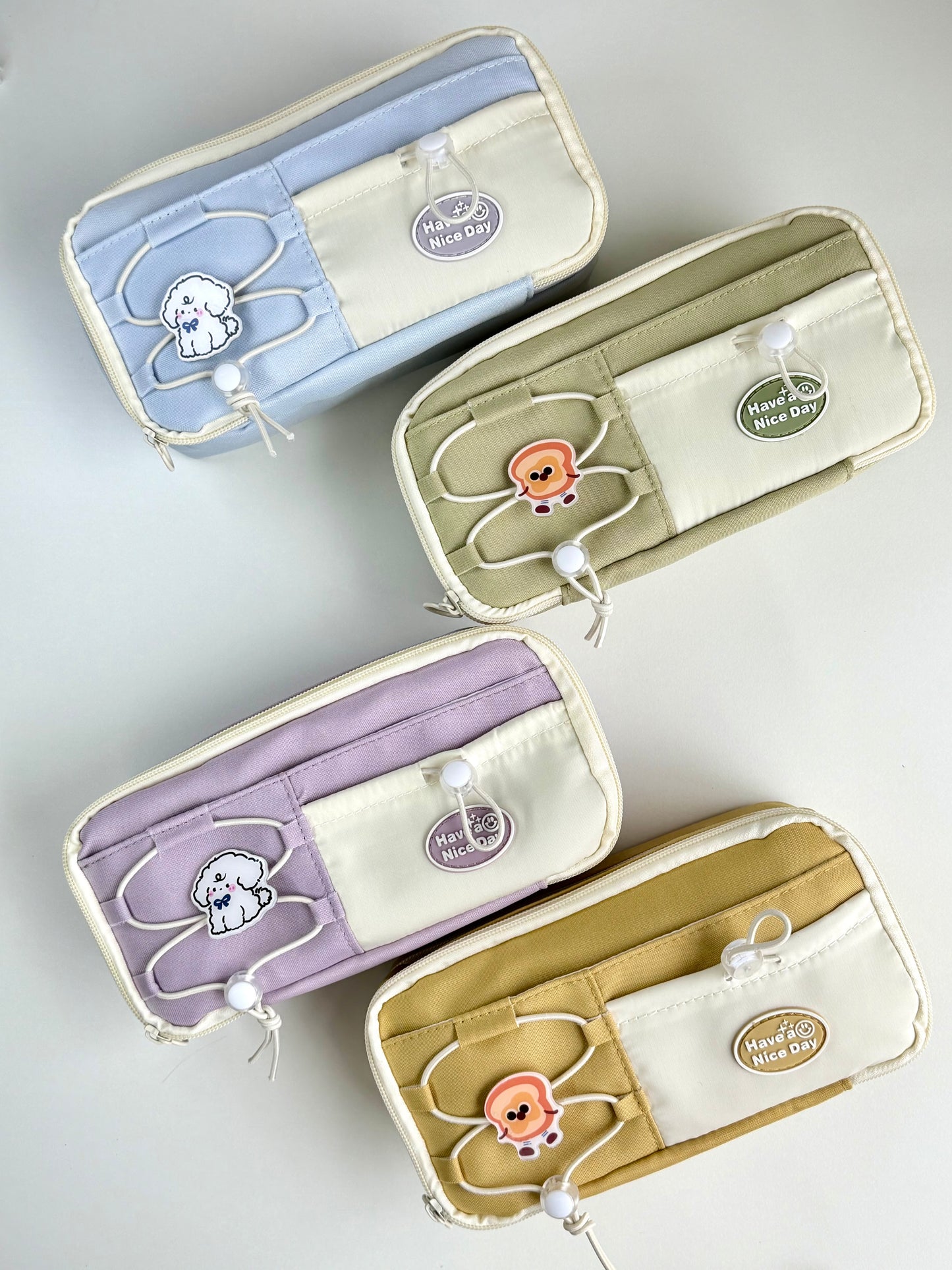 Lila Schreibset mit Federmäppchen, Taschenrechner, Stiften & Schulbedarf