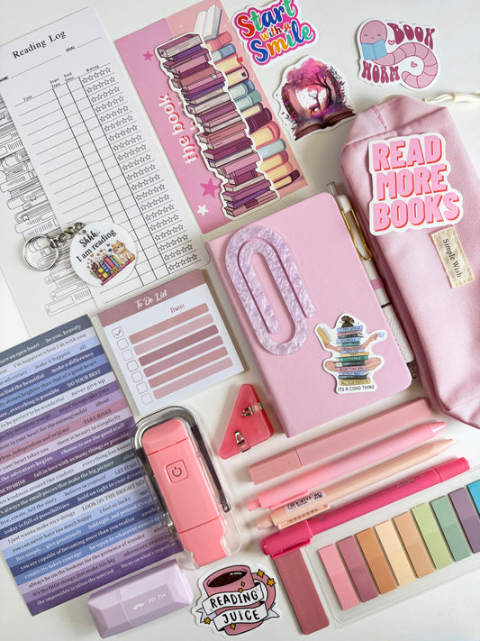 Soft Blush Bookish Bundle💗 🌸