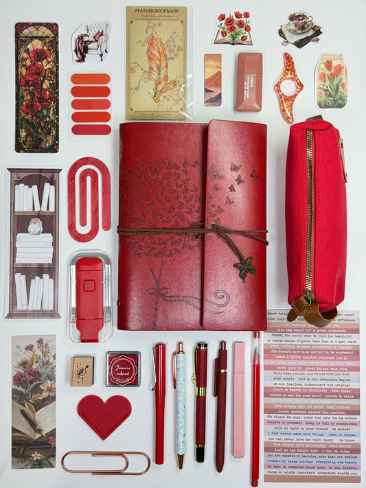 Zestaw Prezentowy Vintage Red Bookish