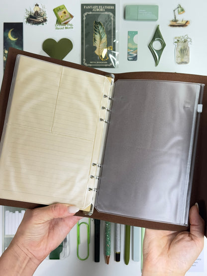 Set de regalo vintage verde para amantes de los libros