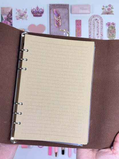 Vintage roze boekliefhebbers cadeaupakket