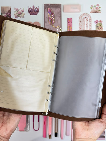 Vintage roze boekliefhebbers cadeaupakket