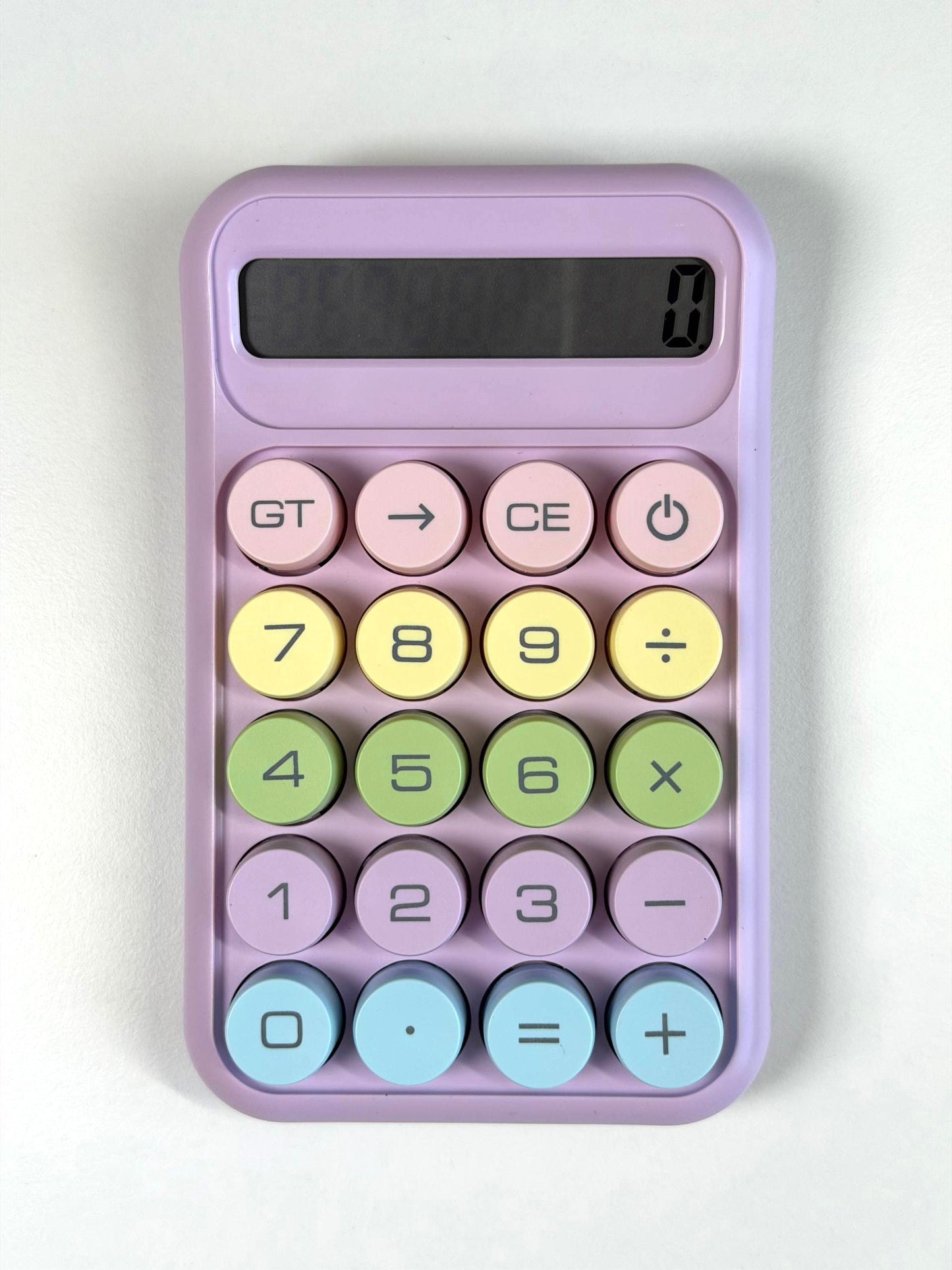 Pastel Colorful Calculator – Cute Desk Calculator for School & Office
