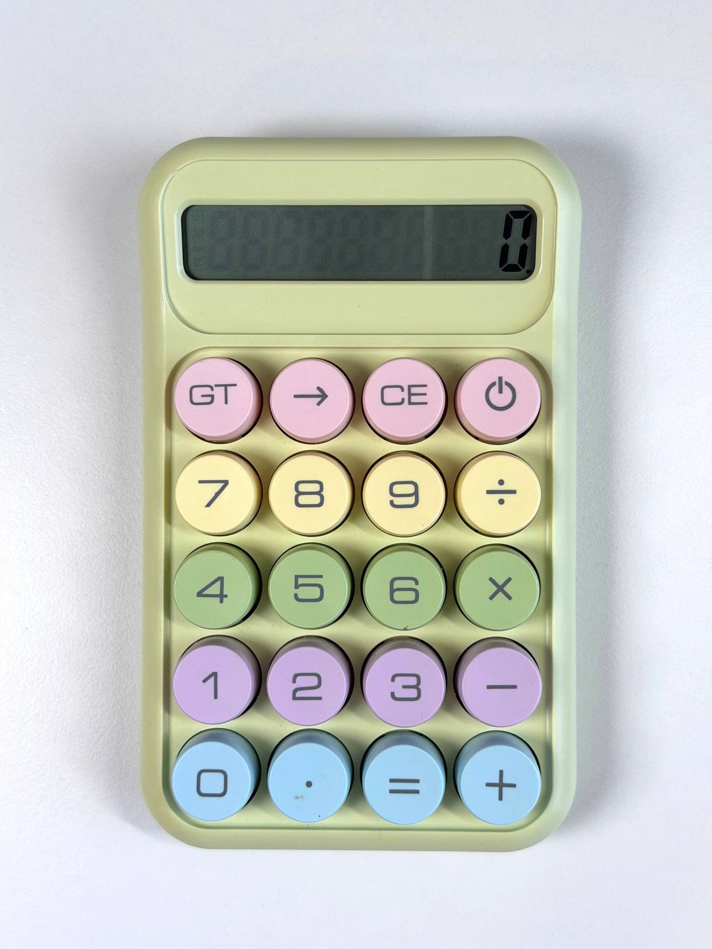Pastel Colorful Calculator – Cute Desk Calculator for School & Office
