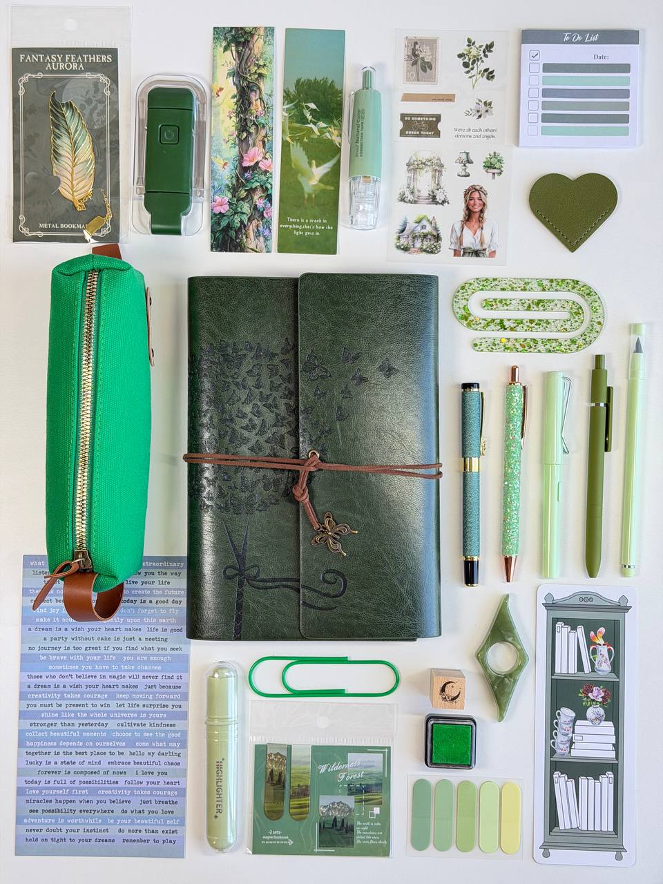 Dárková sada Vintage Green Bookish