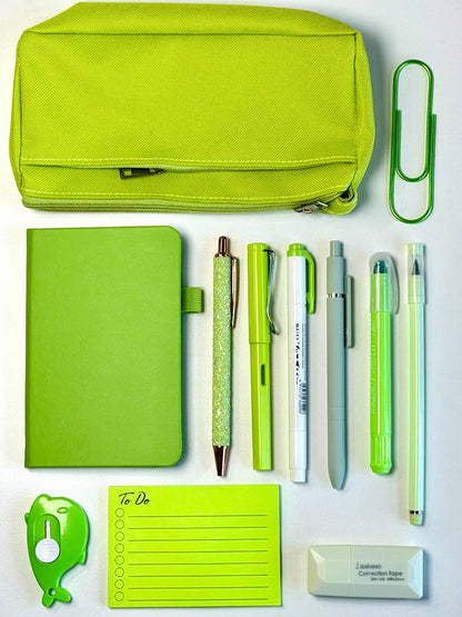 Sada Lime Bookish | A6 zápisník a doplňky pro čtení | Dárková sada
