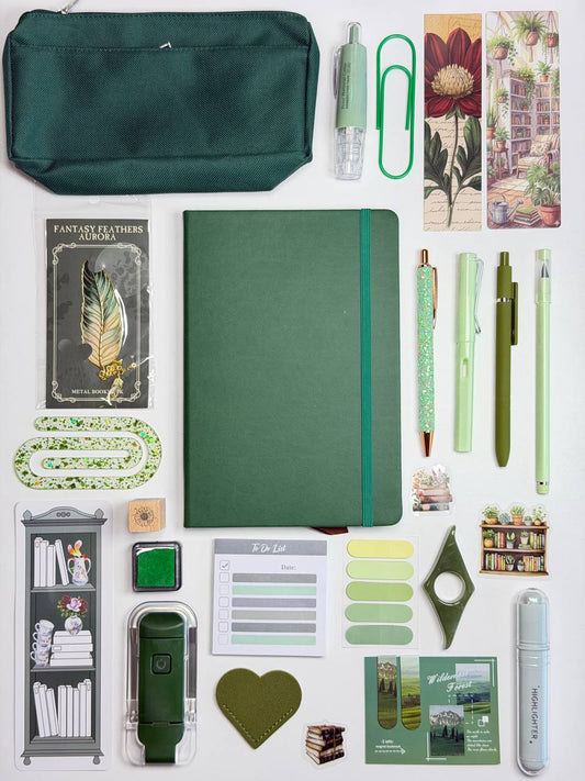 Green Bookish Bundle Gift Set