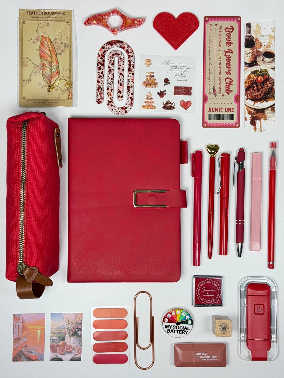 Red Bookish Bundle Gift Set