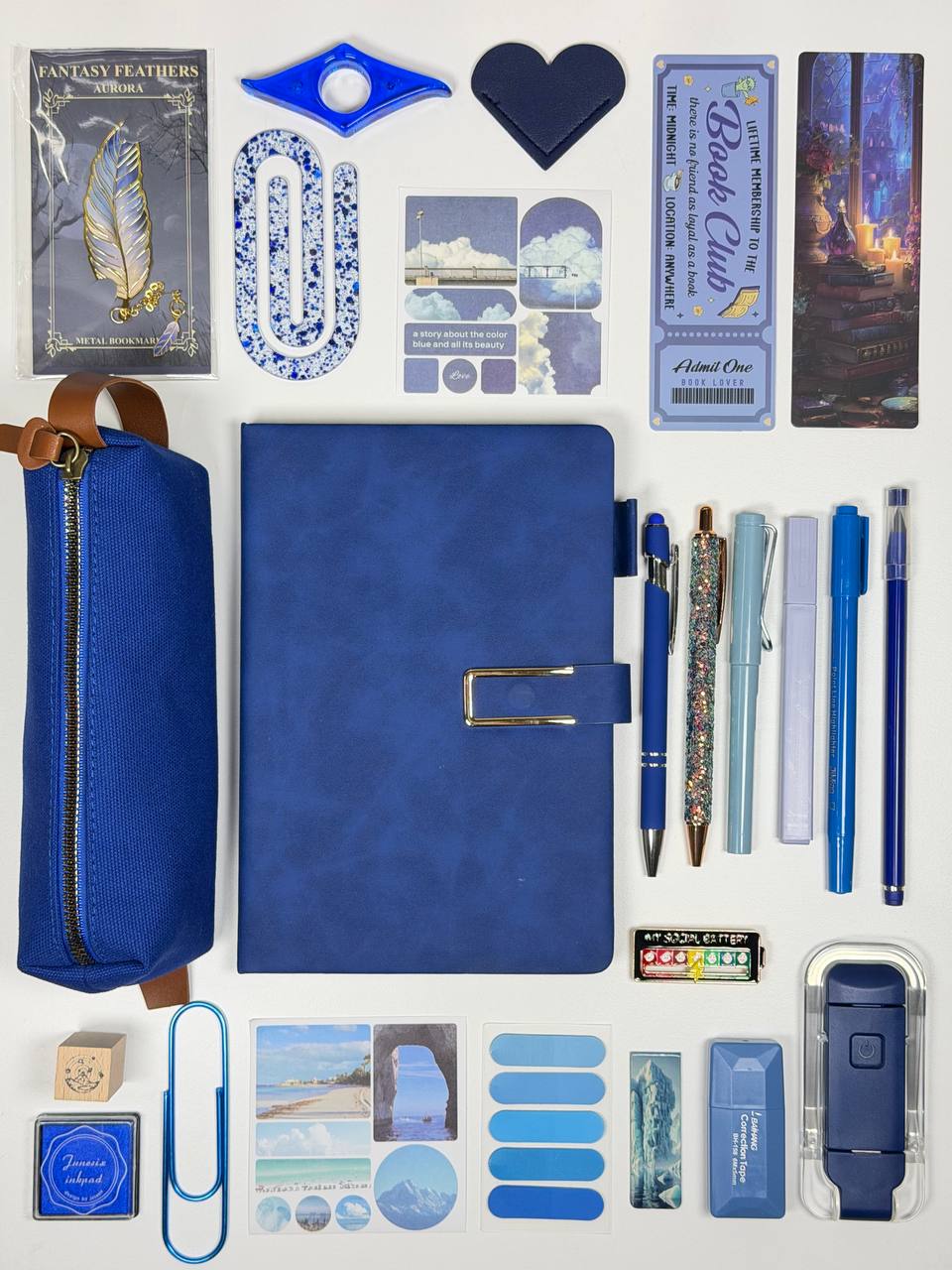 Blue Bookish Bundle Gift Set