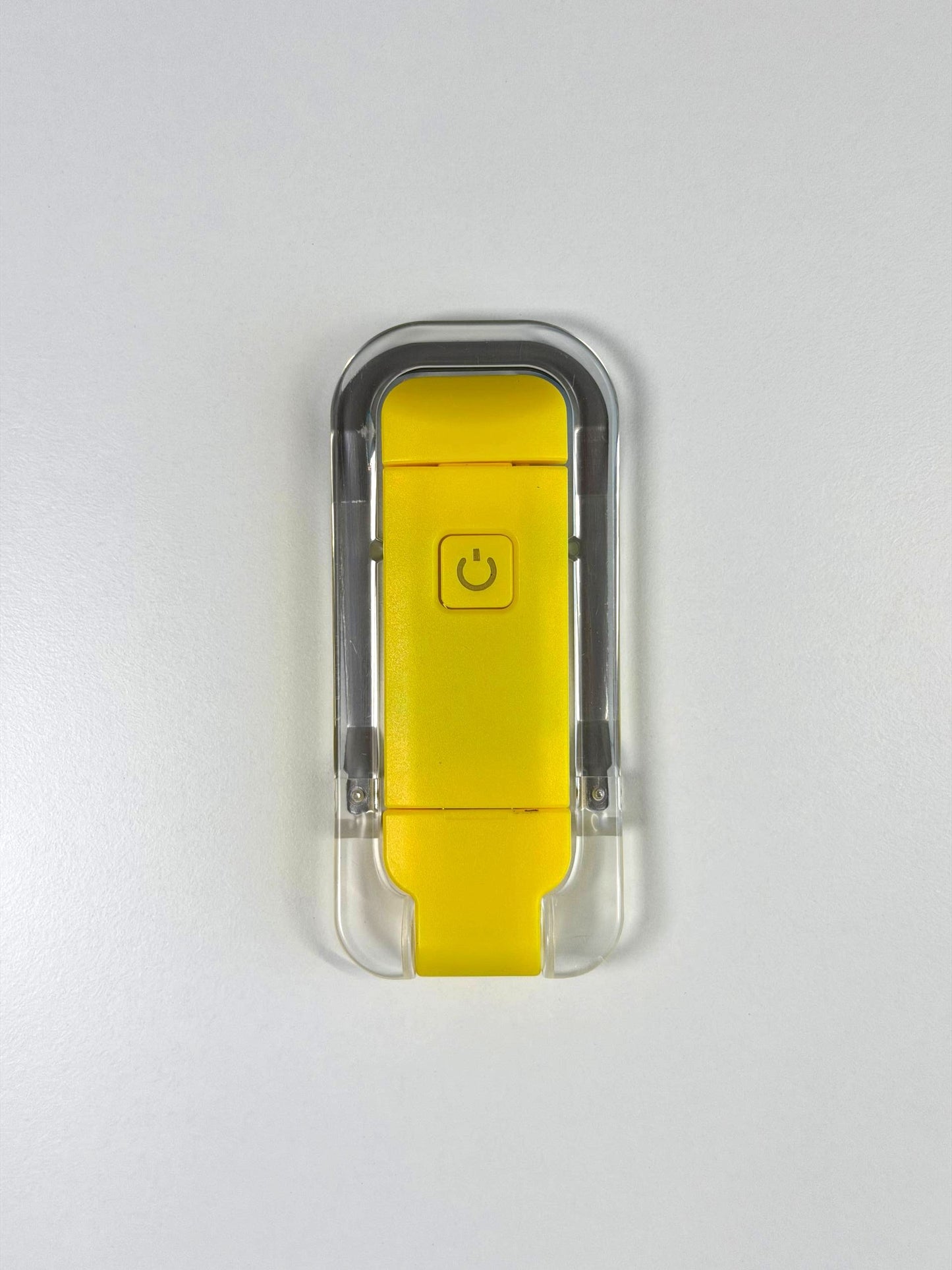 Dobíjecí USB čtecí světlo s klipem - žluté