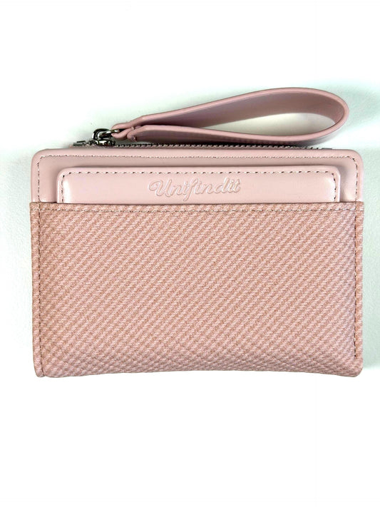 Wristlet Wallet & Removable Card Holder Pink