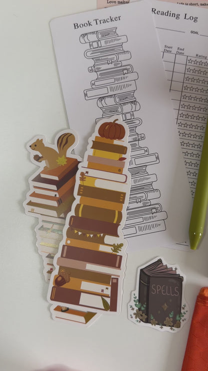 🎃 Exclusive Halloween Bookish Bundle — Orange & Autumn Magic Edition 🍂