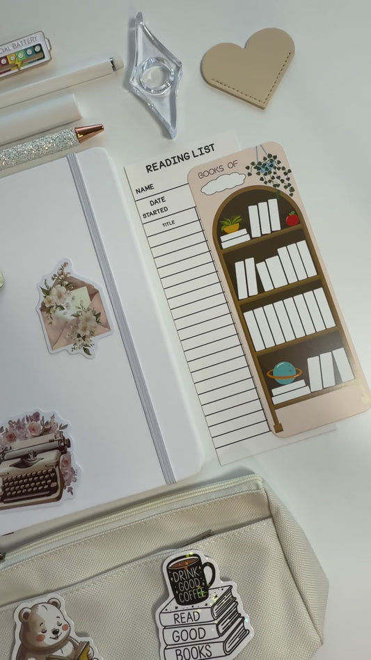 Witte Bookish Bundel — A5 Notitieboek