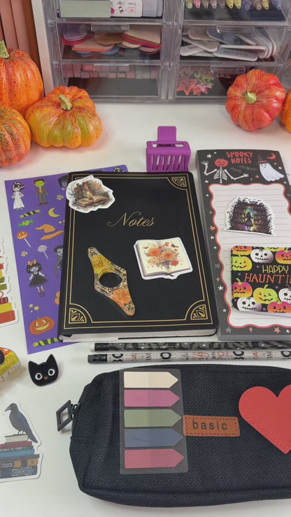 🎃 Halloween Bookish Bundle — Black & Autumn Edition 🍂